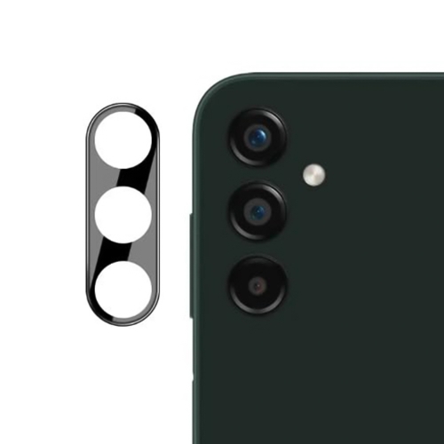 Стъклен протектор за камерата на Samsung Galaxy A15, Черен