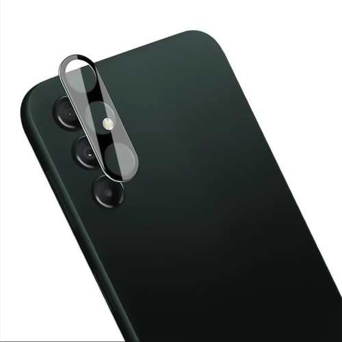 Стъклен протектор за камерата на Samsung Galaxy A15, Черен