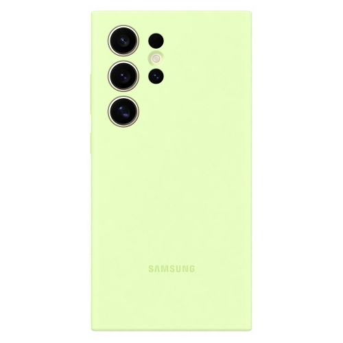 Калъф Samsung Silicone Cover за Samsung Galaxy S24 Ultra, EF-PS928TGE, Лайм