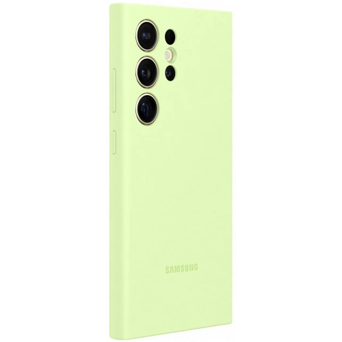 Калъф Samsung Silicone Cover за Samsung Galaxy S24 Ultra, EF-PS928TGE, Лайм