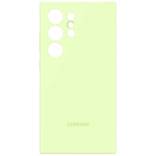 Калъф Samsung Silicone Cover за Samsung Galaxy S24 Ultra, EF-PS928TGE, Лайм