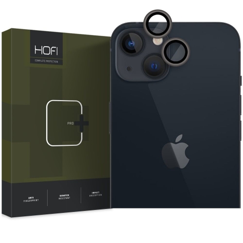 Стъклен Протектор HOFI Camring Pro Plus за камерата на iPhone 15 / 15 Plus, Черен