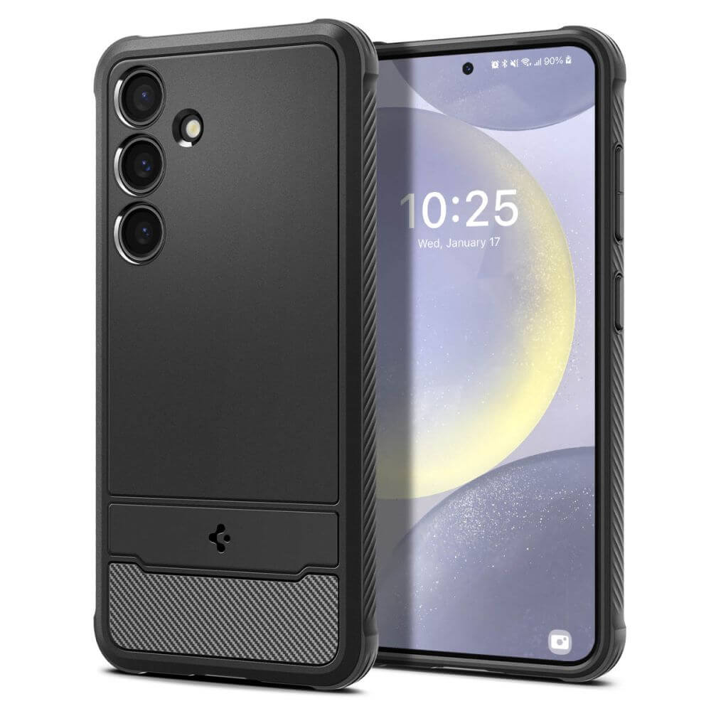 Калъф Spigen Rugged Armor за Samsung Galaxy S24 Plus, ACS07326, Черен