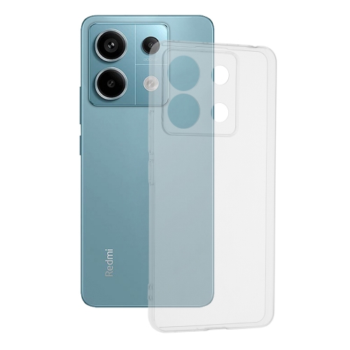 Силиконов калъф Techsuit за Xiaomi Redmi Note 13 Pro 5G / Poco X6, Прозрачен