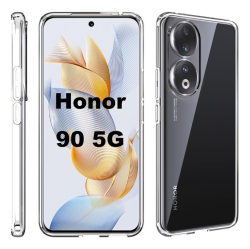 Силиконов калъф за Honor 90 5G, 1mm, Прозрачен