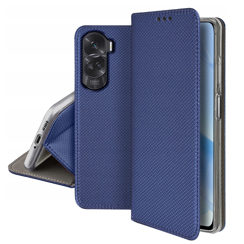 Калъф Тефтер Smart Book за Huawei Honor 90 Lite 5G, Син