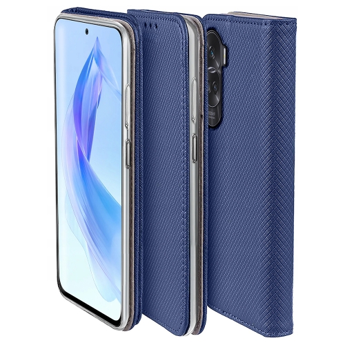 Калъф Тефтер Smart Book за Huawei Honor 90 Lite 5G, Син