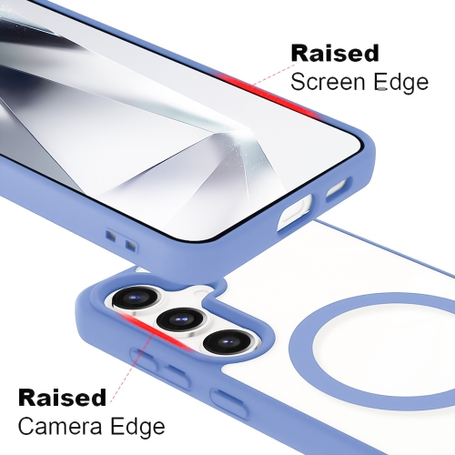 Удароустойчив калъф Acrylic Color MagSF за Samsung Galaxy S24, Светло син