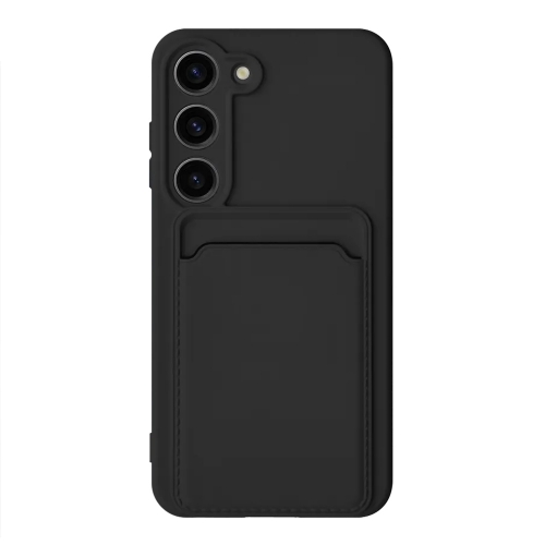Силиконов калъф Card Slot за Samsung Galaxy A25, Черен