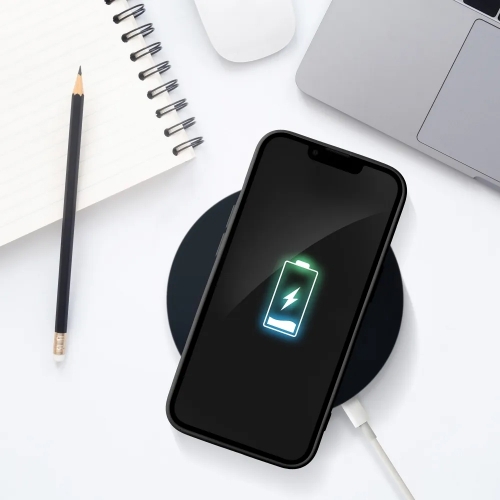 Силиконов калъф Card Slot за Samsung Galaxy A25, Черен
