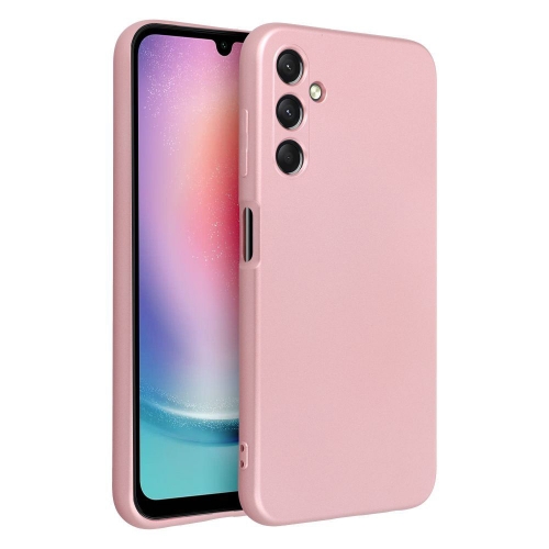Силиконов калъф METALLIC за Samsung Galaxy A25, Розов