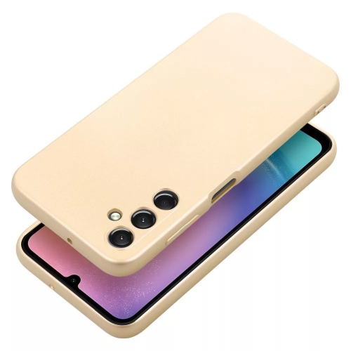 Силиконов калъф METALLIC за Samsung Galaxy A25, Златист