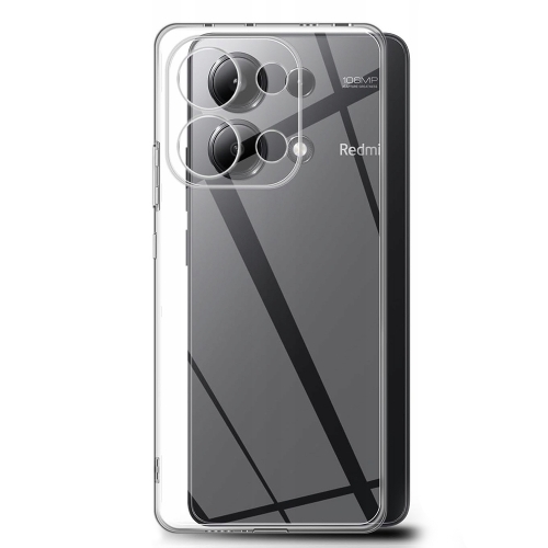 Силиконов калъф за Xiaomi Redmi Note 13 Pro 4G, 2mm, camera protection, Прозрачен