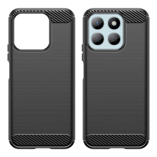 Силиконов Калъф Techsuit Carbon Fibre Brushed за Honor X8b, Черен