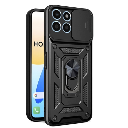 Удароустойчив калъф Slide Camera за Honor X8b, Черен