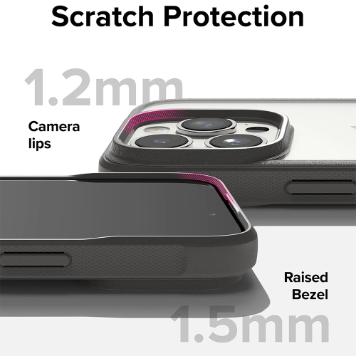 Удароустойчив калъф Ringke Fusion Bold за iPhone 15 Pro,  Сив