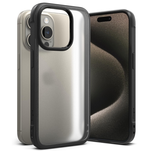 Удароустойчив калъф Ringke Fusion Bold за iPhone 15 Pro Max, Черен