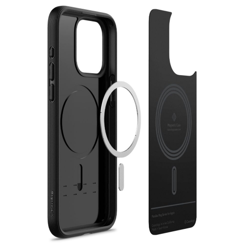 Калъф Spigen Caseology Parallax MagSafe за iPhone 15 Pro Max, Черен