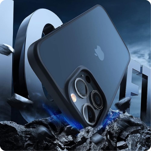 Удароустойчив калъф TECH-PROTECT Magmat за iPhone 15 Pro Max, Черен