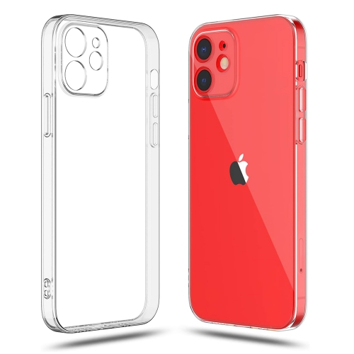 Силиконов калъф за iPhone 12, Прозрачен