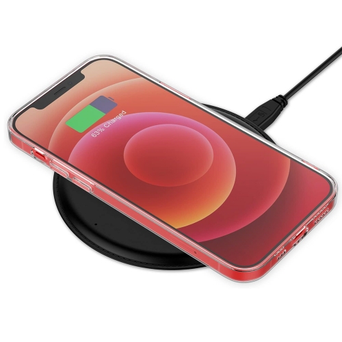 Силиконов калъф за iPhone 12, Прозрачен