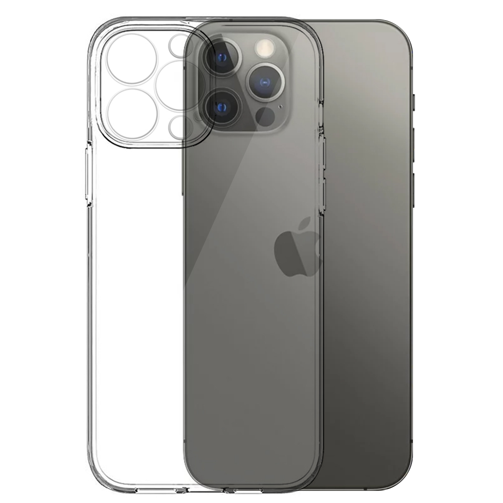 Силиконов калъф за iPhone 12 Pro, Прозрачен