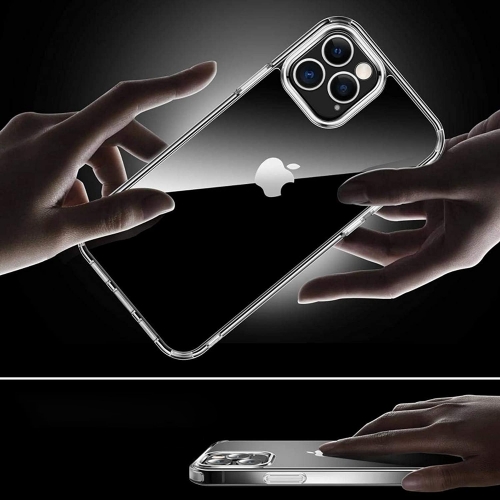 Силиконов калъф за iPhone 12 Pro, Прозрачен