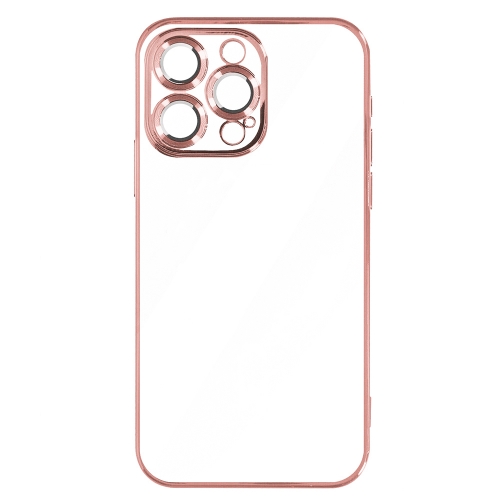 Силиконов калъф Luxury за iPhone 15 Pro Max, Розов