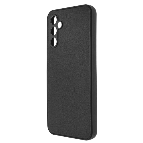 Удароустойчив калъф Leather Slim за Samsung Galaxy A14, Черен