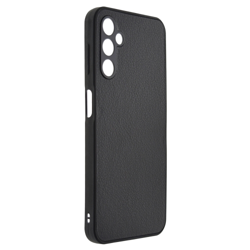 Удароустойчив калъф Leather Slim за Samsung Galaxy A14, Черен