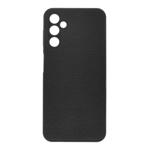 Удароустойчив калъф Leather Slim за Samsung Galaxy A14, Черен