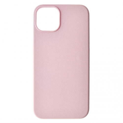 Пластмасов калъф Mag Leather за iPhone 13, Светло розов