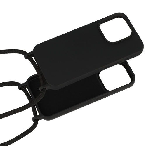 Силиконов калъф Strap Silicone за iPhone 13 Pro Max, Черен