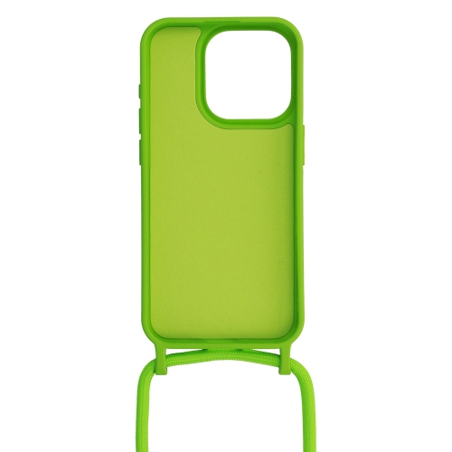 Силиконов калъф Strap Silicone за iPhone 13 Pro Max, Зелен