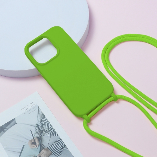 Силиконов калъф Strap Silicone за iPhone 13 Pro Max, Зелен