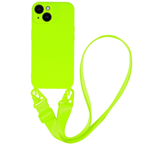 Силиконов калъф Strap D2 Silicone за iPhone 14, Зелен