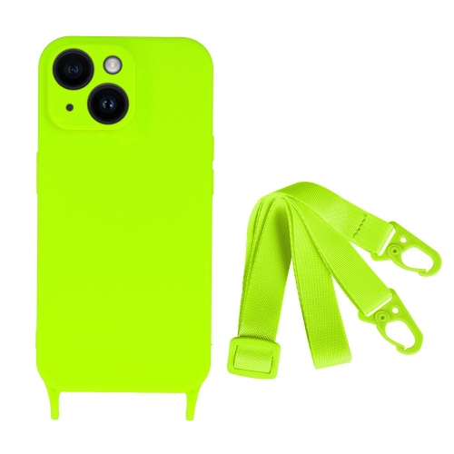 Силиконов калъф Strap D2 Silicone за iPhone 14, Зелен