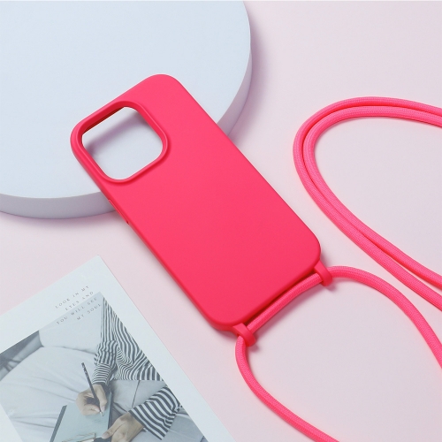 Силиконов калъф Strap Silicone за iPhone 15 Pro Max, Розов