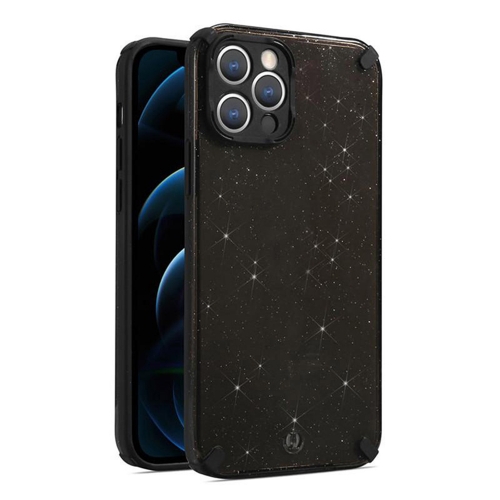 Удароустойчив калъф Armor Glitter за iPhone 11 Pro, Черен