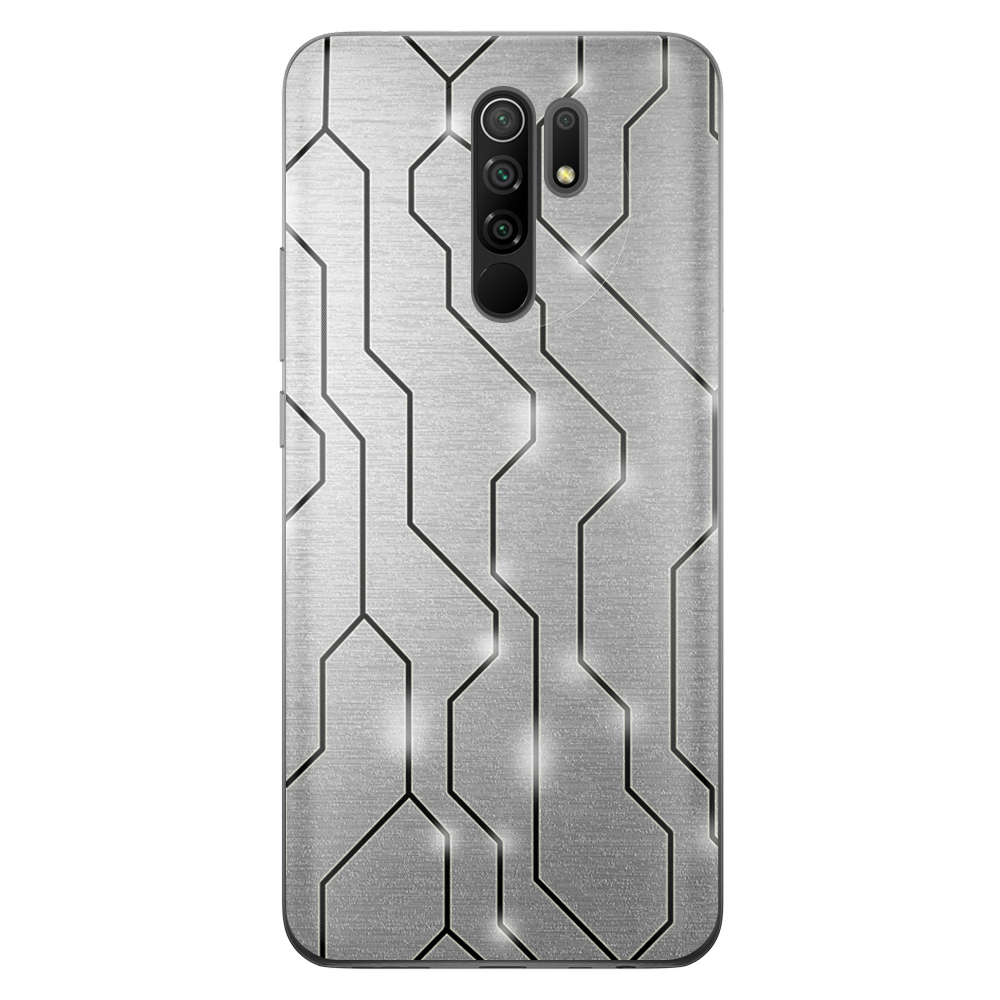 Фолио протектор за гърба на Xiaomi Redmi 9, Lines 3D