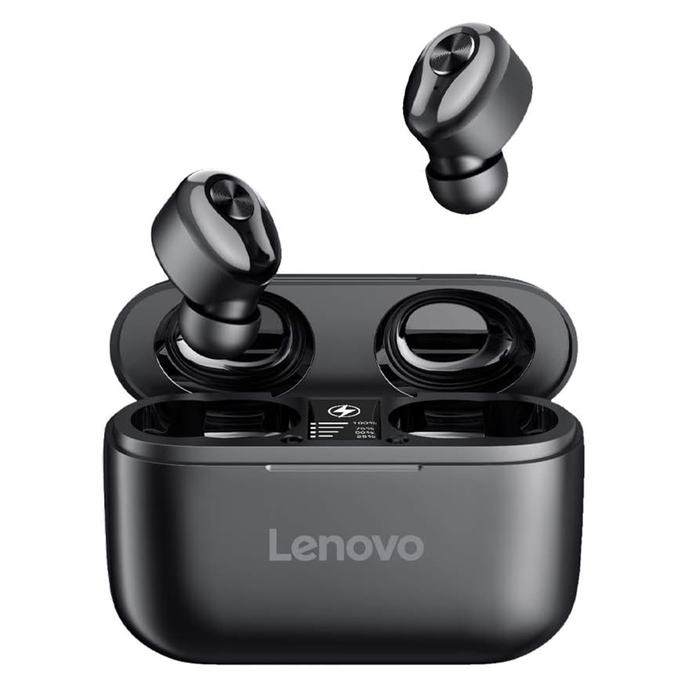 Слушалки Lenovo HT18 TWS Wireless, PTM7C02358, Черен
