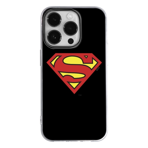 Калъф Superman за Iphone 15 Pro, Черен