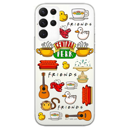 Калъф Friends за Samsung Galaxy S22 Ultra, Прозрачен