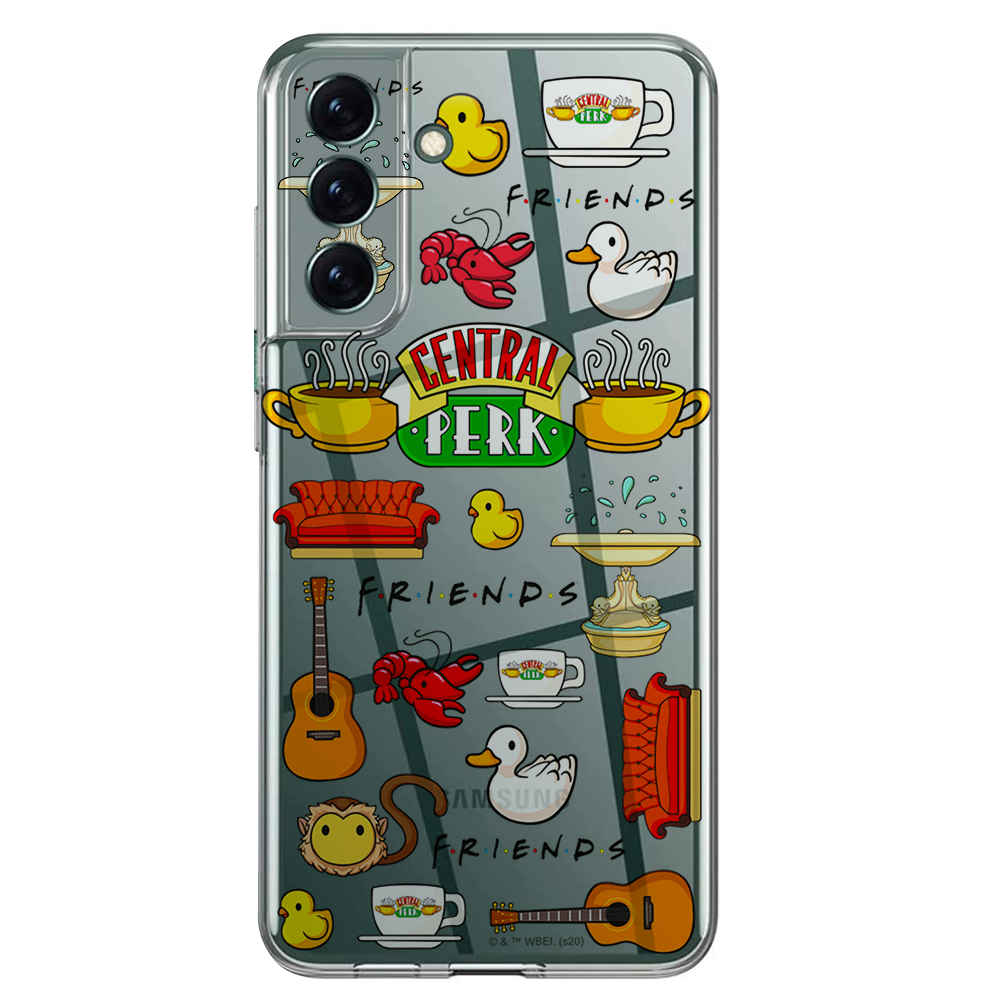 Калъф Friends за Samsung Galaxy S22, Прозрачен
