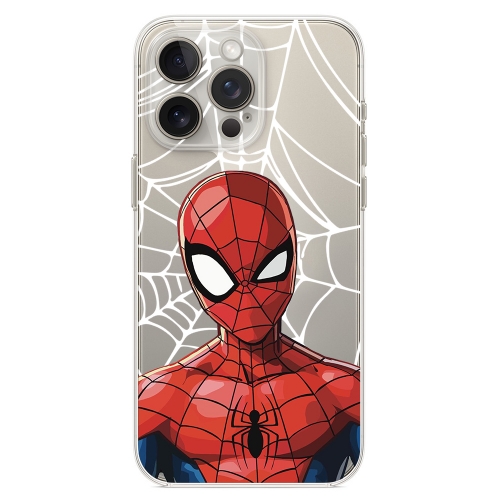 Калъф Spider Man за Iphone 15 Pro Max, Прозрачен