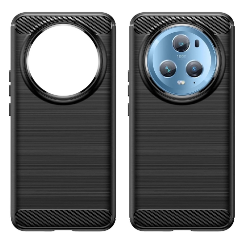 Силиконов Калъф Carbon за Huawei Honor Magic 5 Pro, Черен