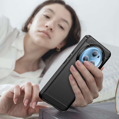 Силиконов Калъф Carbon за Huawei Honor Magic 5 Pro, Черен