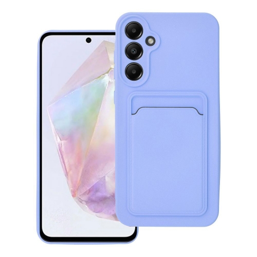 Силиконов калъф Card Slot за Samsung Galaxy A55 5G, Лилав