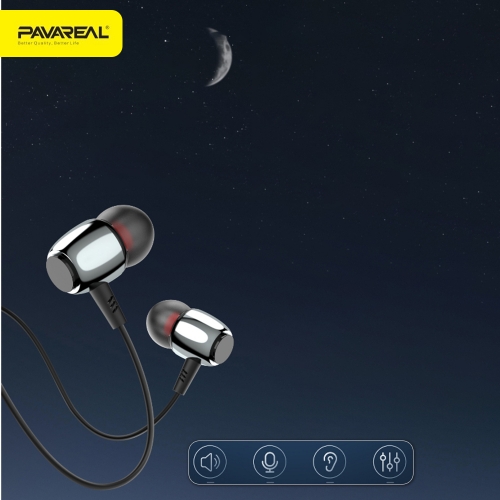 Слушалки с микрофон PAVAREAL PA-M09C, Type C, Черен