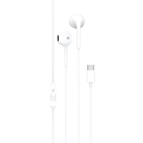 Слушалки с микрофон PAVAREAL PA-M13, Type C, Бял